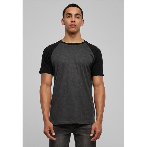 Urban Classics - Maglietta Raglan A Contrasto Antracite - L-image