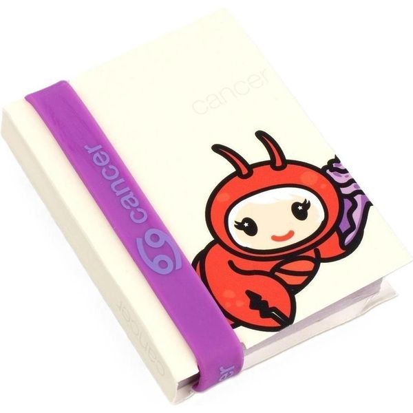 Zodiaco - Blocco Note Con Braccialetto - Cancro-image
