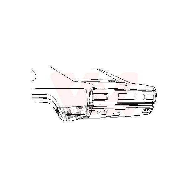 Van Wezel Lamiera Di Riparazione Per Parete Laterale Per Ford Capri Iii (Gecp) Capri Ii (Gecp)-image