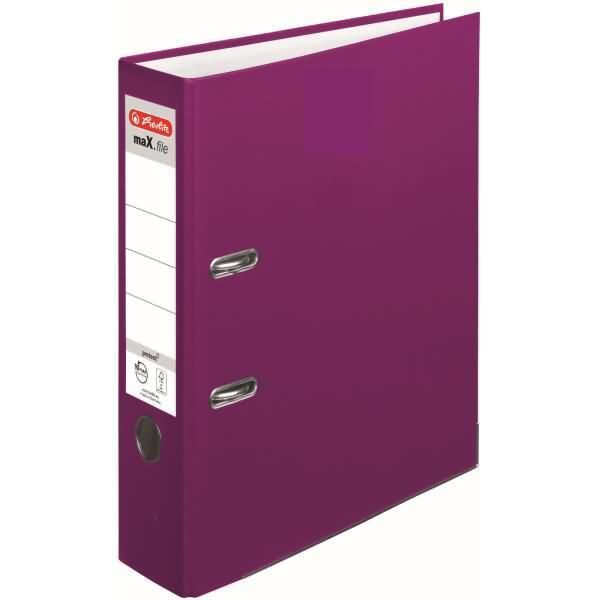 Cartella Herlitz Max.File Protect, Larghezza Dorso: 80 Mm, Berry-image