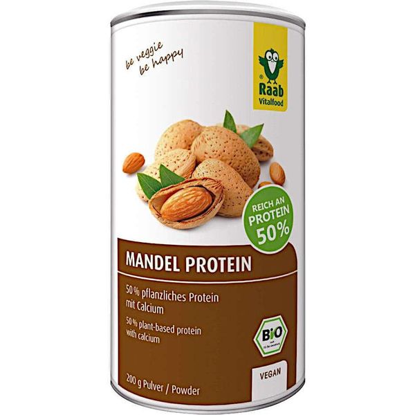 Proteine Di Mandorle Biologiche In Polvere 200 G-image