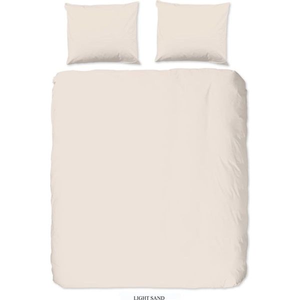 Set Di Biancheria Da Letto Tinta Unita Good Morning 200×200/220 Cm Beige Chiaro-image