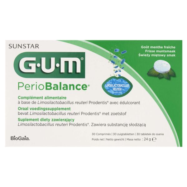 Sunstar Gum Periobalance, 30 Pastiglie - Per La Salute Delle Gengive E Della Flora Orale-image