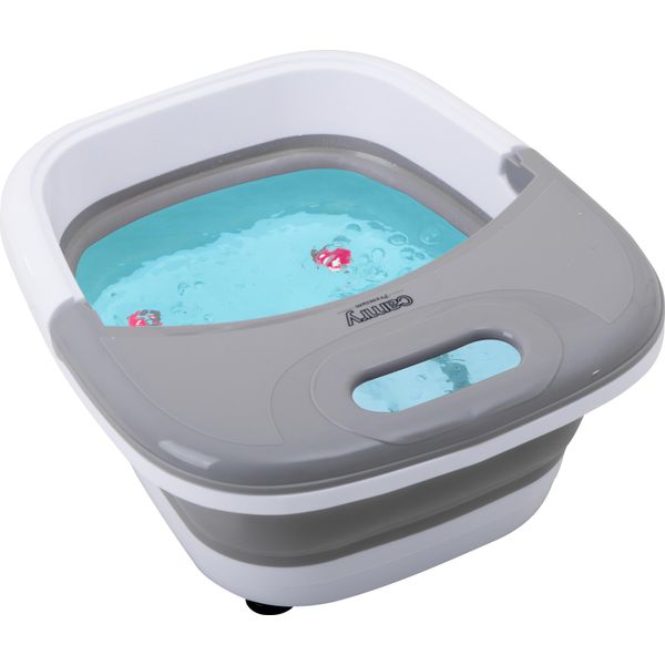 Camry | Massaggiatore Per I Piedi | Cr 2174 | Numero Di Zone Di Massaggio | Funzione Bolle | Funzione Di Riscaldamento | 450 W | Bianco/Argento-image