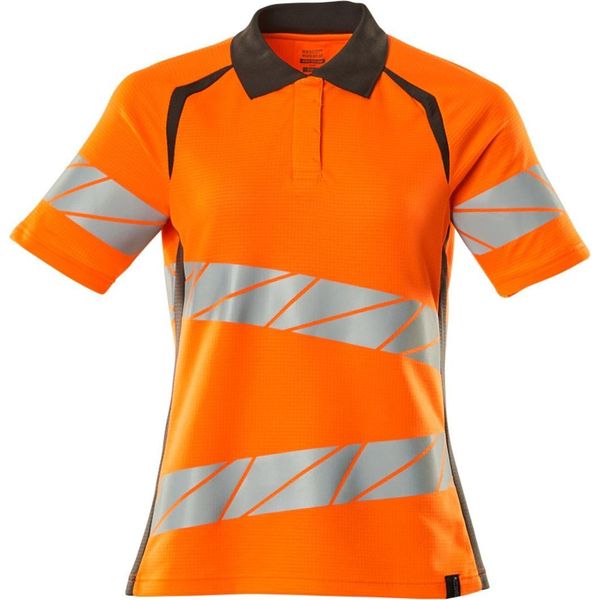 Polo Donna Ad Alta Visibilità "Accelerate Safe"" 19093-771 - Mascot Hi-Vis Orange/Antracite Scuro One / M"-image