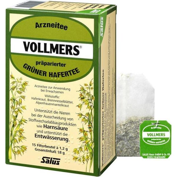 Tè Verde D'avena Preparato Da Salus Vollmers, Tè Medicinale 15 Pz-image