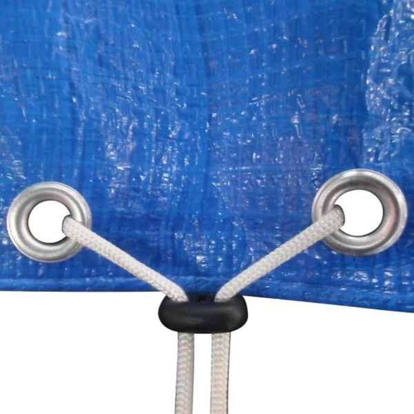 Vidaxl Coperture Per Piscine 2 Pz. Pe Rettangolare 90 G/M² 540X270 Cm-image