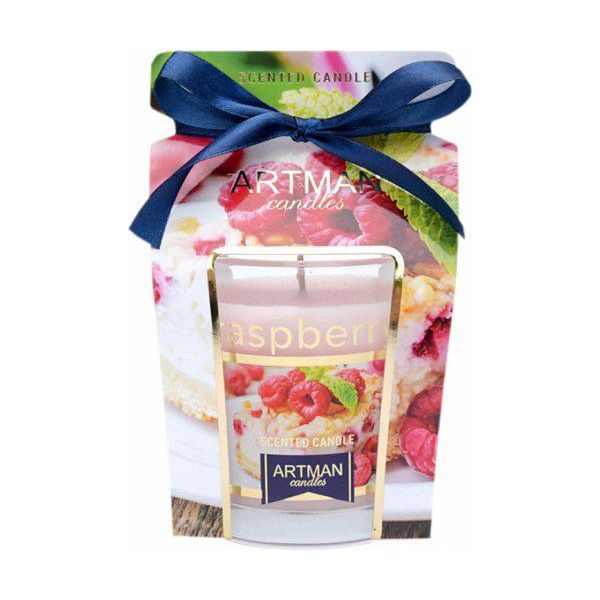 Candela Nohel Garden In Vetro Cookies Al Profumo Di Lampone 180G-image
