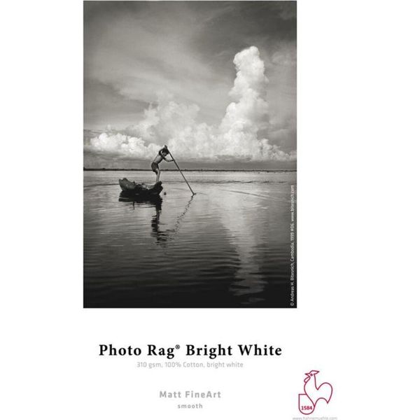 HahnemüHle Photo Rag® Bright White Fineart Inkjet-Paper - 310 G/M² - 36" X 12 M - 1 Rotolo"-image