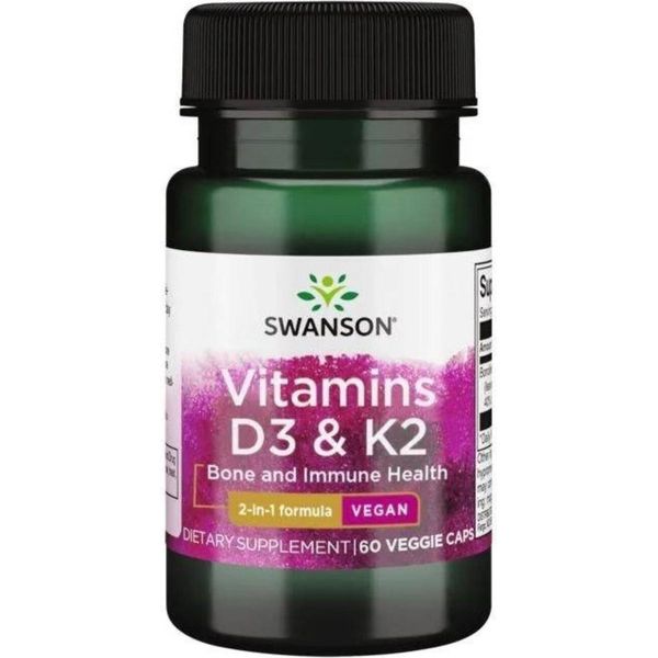 Swanson Vitamina K2&D3 (60 Capsule) 7437-image