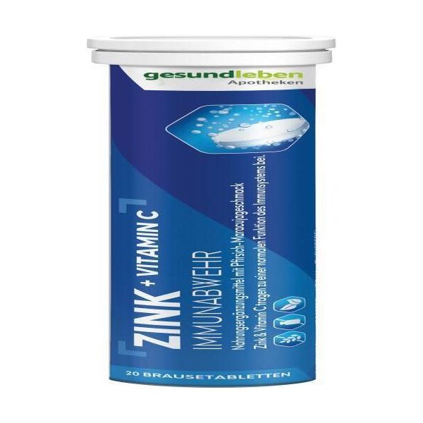 Healthy Living Zinco+Vitamina C Compresse Effervescenti 20 Capsule-image