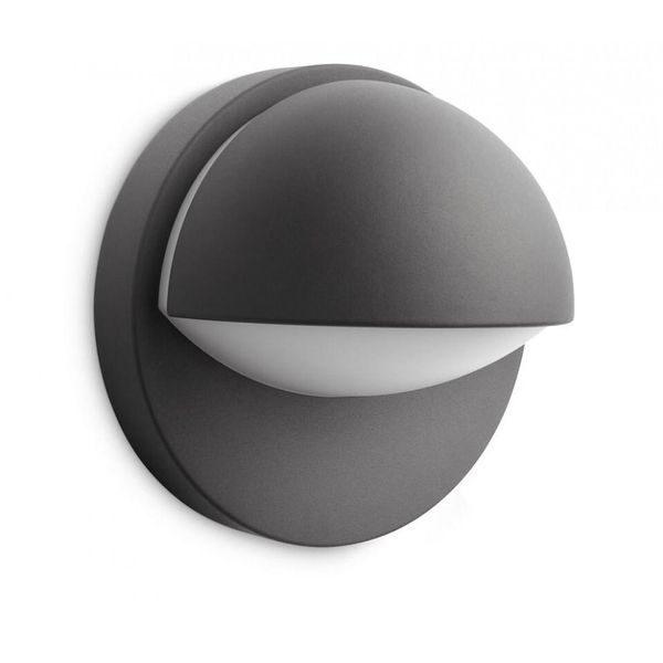 Lampada Da Parete Per Esterni Philips 8719514385269 June IP44 E27 12 W Antracite-image