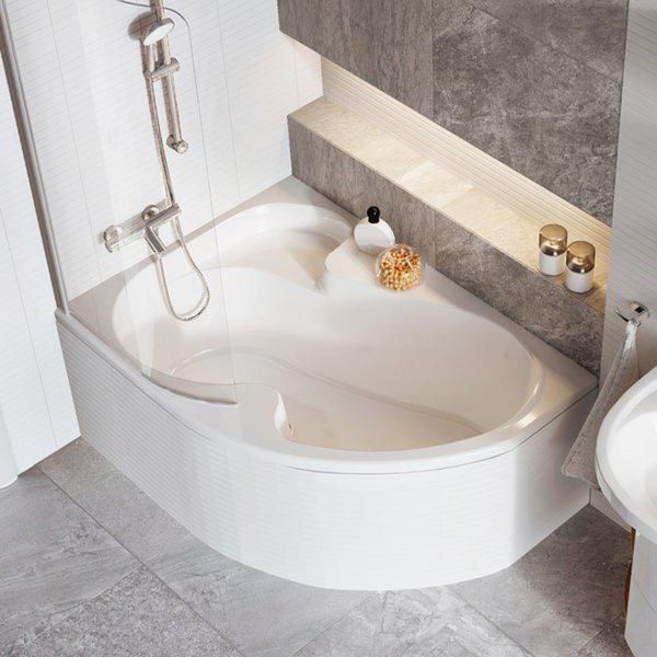 Vasca Da Bagno Angolare Ravak Rosa 140X105 Cm Sinistra CI01000000-image