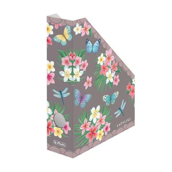 Herlitz 300006631 Herlitz Wellpappe-Stehsammler Ladylike "Butterflies"""-image