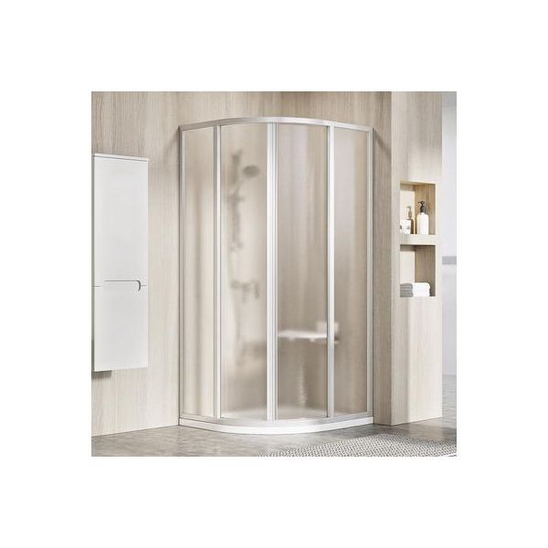 Cabina Doccia Ravak SKCP4-90 195 Doppia Porta Satinata+Grape 3117OU02ZG-image