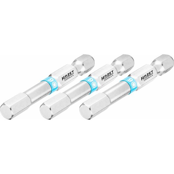 Bit 2204NSLG-6/3 ∙ 1/4 Di Pollice (6,3 Mm) Esagono Pieno ∙ Profilo Esagonale Interno ∙ 3 Pezzi ∙ Sw 6 Mm-image