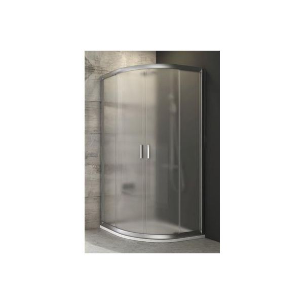Cabina Doccia Ravak Blix BLCP4-80 Satinato+Grape Doppia Porta 3B240U00ZG-image