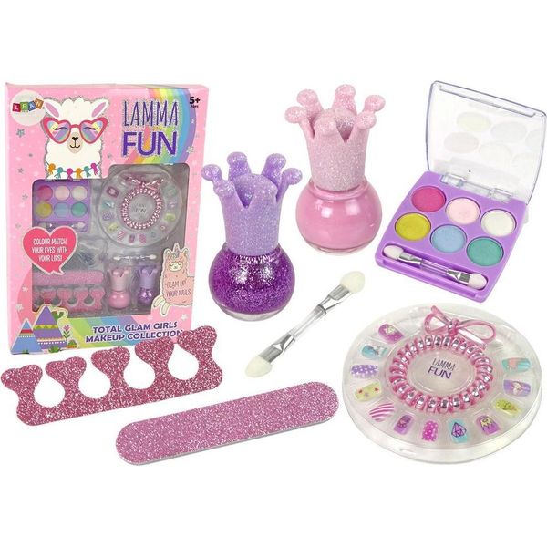 Set Di Trucchi Happy Lama Tutto Ciò Di Cui Una Piccola Donna Ha Bisogno Lamma Fun-image