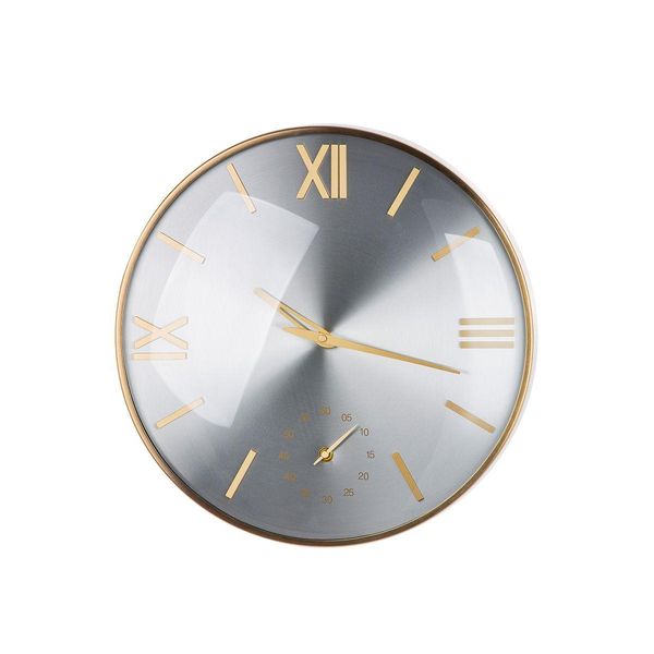 Casablanca Wanduhr, Rund, "Bicolor"", Metall, Champagnerfarben, Silberfarben, , L. 5 Cm, D. 41 Cm 50420"-image