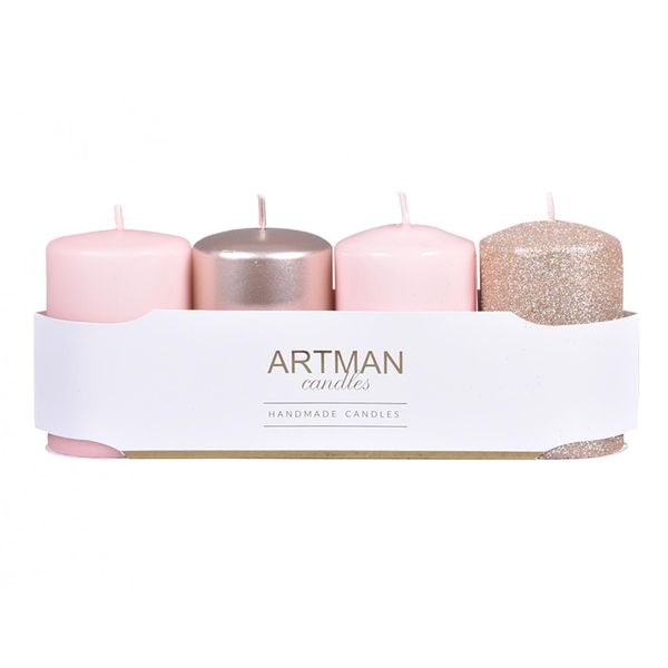Nohel Garden Candela Dell'avvento War Mix D6X10Cm 4Pcs-image