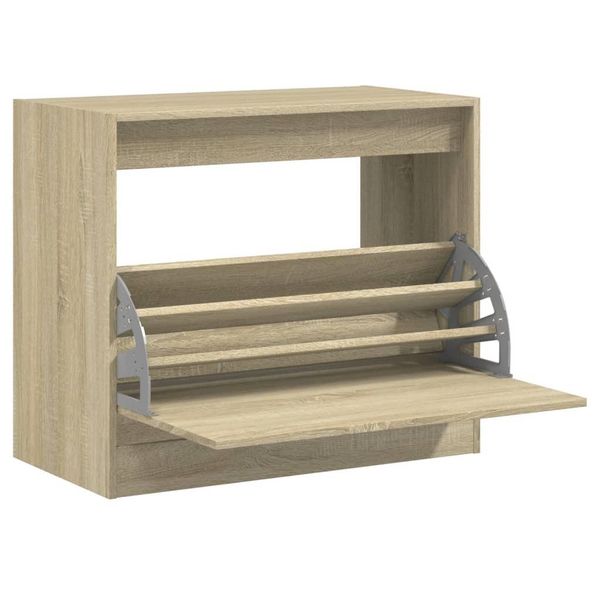 Vidaxl Scarpiera In Rovere Sonoma 80X42X69 Cm Materiale In Legno-image