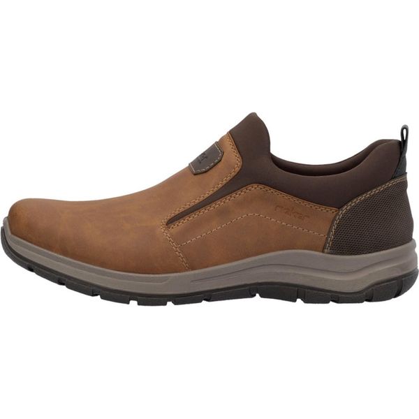 Rieker Sneaker Uomo Slip-On Extra Large 03650, Misura:42 Eu, Colore:Marrone-image
