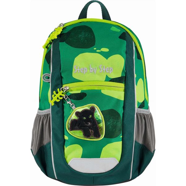 Step By Step Zaino Kiga Maxi Backpack 10L Little Wild Cat Chiko Verde-image