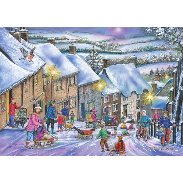 Puzzle Della Casa Dei Puzzle Going On Gold 1000 Teile Karton-image