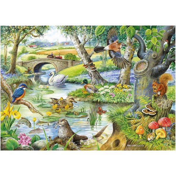 Casa Del Puzzle Racconti Del Fiume 500 Xl Teile Tiere-image