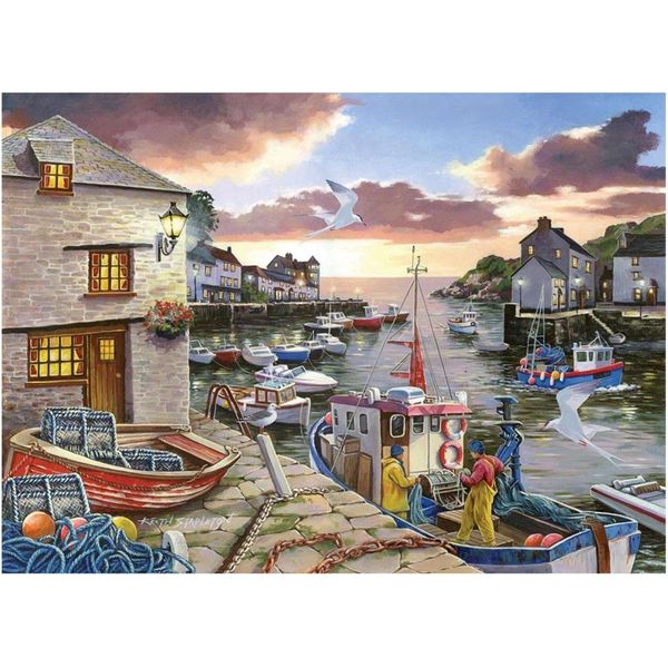 Casa Del Puzzle Luci Del Porto 250 Xl Teile Landschaft-image