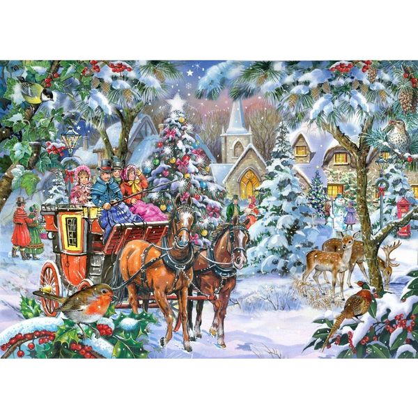Casa Del Puzzle Coach Party 1000 Teile Puzzle Spaß-image