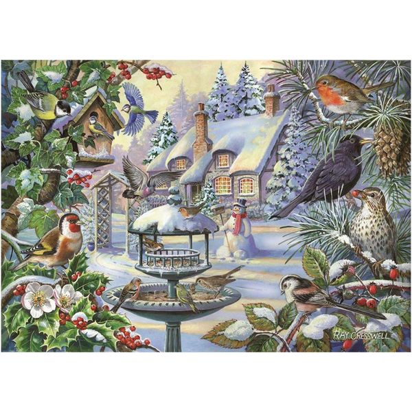 Casa Del Puzzle Uccelli D'inverno 500 Xl Teile Tiere-image