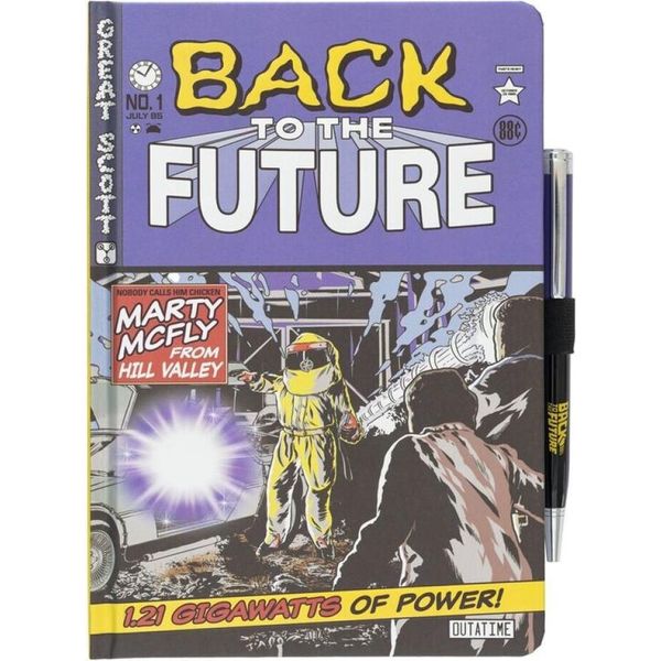 Erik - Notatnik A5 Back To The Future Z DłUgopisem - Oficjalny Produkt Kolekcjonerski-image