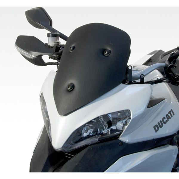 Cupolino Sportivo Isotta Fumè Chiaro 360X285X4Mm Per Ducati Multistrada 1200 Senza Attacchi-image