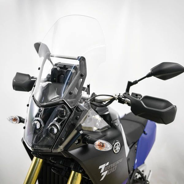 Parabrezza Alto Isotta Trasparente 490X370X4Mm Per Yamaha TéNéRé 700 Senza Attacchi-image