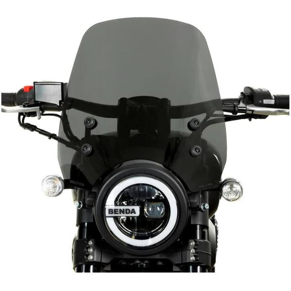 Cupolino Alto Isotta Fumè Scuro 390X345X3Mm Per Keeway Motor V 302 C-image