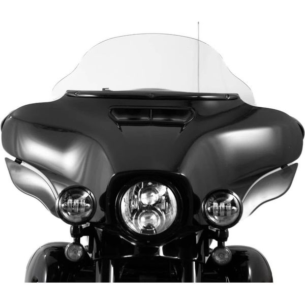 Cupolino Alto Isotta Trasparente 290X750X4Mm Per Harley Davidson Electra Glide Senza Attacchi-image