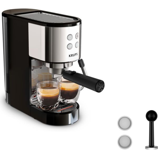 Krups XP4418 Virtuoso Essential Portafiltro Per Espresso, Macchina Da Caffè-image