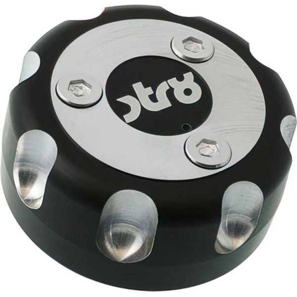 Tappo Serbatoio Str8 Nero Cnc Racing Per Yamaha/Mbk Derbi Senda-image