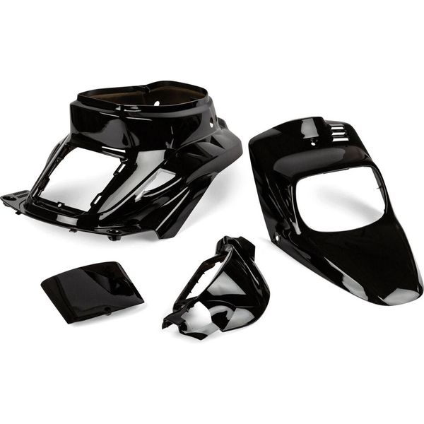 Kit Carena 4 Pezzi Nero Str8 Per Yamaha Bws Fino 2004-image