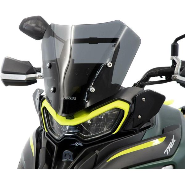 Cupolino Basso Isotta Fumè Scuro 355X435Mm Attacchi Inclusi Per Benelli-image