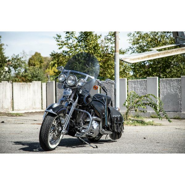 Parabrezza Alto Isotta Intercambiabile 660X580Mm Harley Davidson Heritage Springer 1340-image