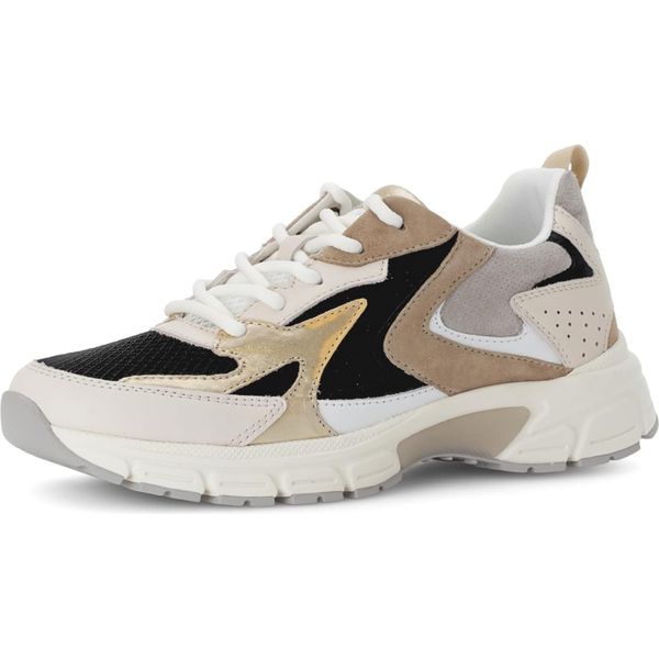 Gabor Florenz Scarpe Da Donna - Scarpe Basse - Sneakers Beige Tempo Libero Nuovo-image