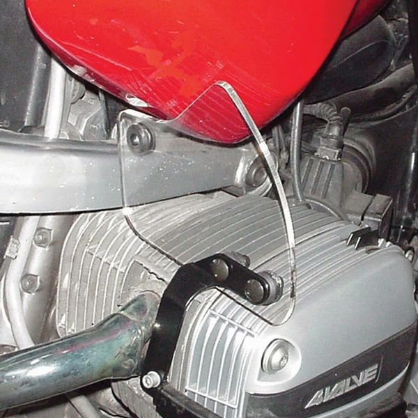 Coppia Paragambe Isotta Fumè Chiaro Per Bmw R 1100 Gs-image