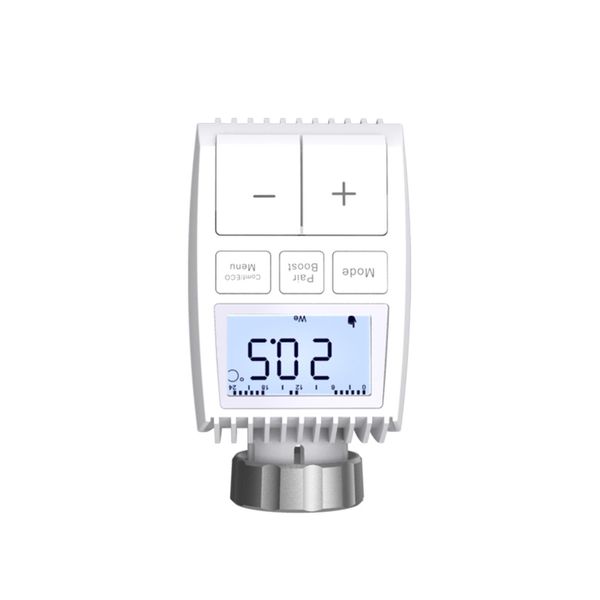 Termostato Per Radiatori Zigbee 3.0 - Trv Intelligente Per Il Controllo Della Temperatura, App E Controllo Vocale, Compatibile Con Alexa (Richiede Gateway)-image