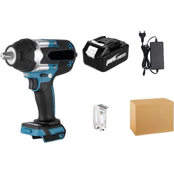 Avvitatore A Impulsi, Coppia Elevata 1800N-M, Motore Senza Spazzole, 1*Batteria-image