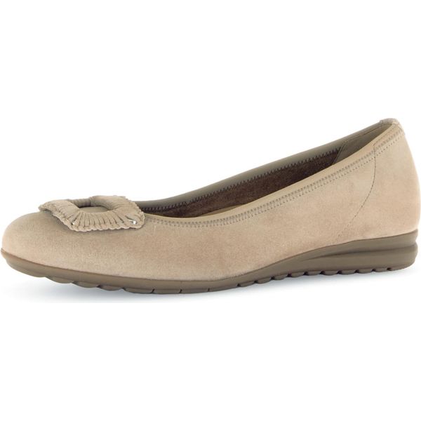 Gabor Comfort Scarpe Da Donna Ballerine Beige Per Il Tempo Libero, Numero Di Scarpe: Eur 39 | Uk 6-image