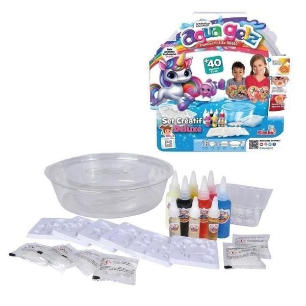 Simba - Aqua Gelz - Set Creativo Deluxe - Figura 3D - Set Creativo Per Bambini - Contenitore In Gel - Da 8 Anni-image