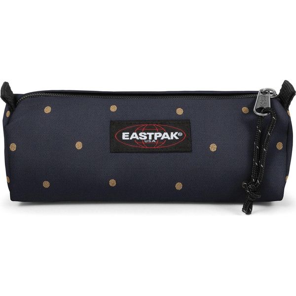 Eastpak Astuccio Per Matite Benchmark Single Dots Marine Gold Blu Scuro-image