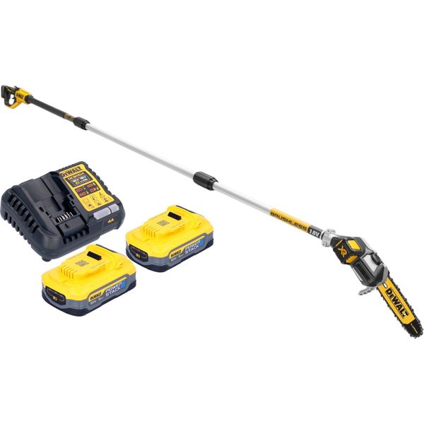 Potatore A Batteria Dewalt Dcmps 567 H2 18 V Senza Spazzole + 2X Batteria Powerstack 5,0 Ah + Caricabatterie-image